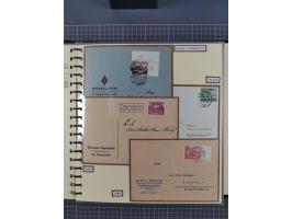 1923/45, umfangreiche Sammlung mit über 1000 Briefen und Karten mit besseren EF- und Mehrfachfrankaturen, vielen R-Briefen, v