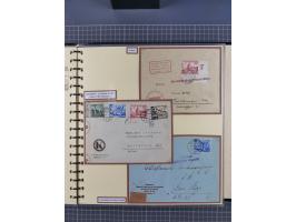 1923/45, umfangreiche Sammlung mit über 1000 Briefen und Karten mit besseren EF- und Mehrfachfrankaturen, vielen R-Briefen, v