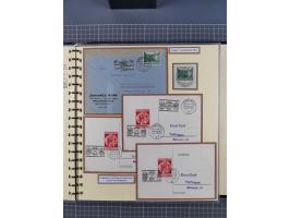 1923/45, umfangreiche Sammlung mit über 1000 Briefen und Karten mit besseren EF- und Mehrfachfrankaturen, vielen R-Briefen, v