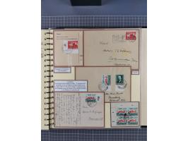 1923/45, umfangreiche Sammlung mit über 1000 Briefen und Karten mit besseren EF- und Mehrfachfrankaturen, vielen R-Briefen, v