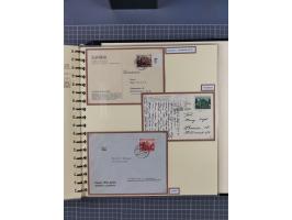 1923/45, umfangreiche Sammlung mit über 1000 Briefen und Karten mit besseren EF- und Mehrfachfrankaturen, vielen R-Briefen, v