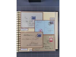 1923/45, umfangreiche Sammlung mit über 1000 Briefen und Karten mit besseren EF- und Mehrfachfrankaturen, vielen R-Briefen, v