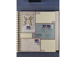 1923/45, umfangreiche Sammlung mit über 1000 Briefen und Karten mit besseren EF- und Mehrfachfrankaturen, vielen R-Briefen, v