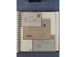 1923/45, umfangreiche Sammlung mit über 1000 Briefen und Karten mit besseren EF- und Mehrfachfrankaturen, vielen R-Briefen, v