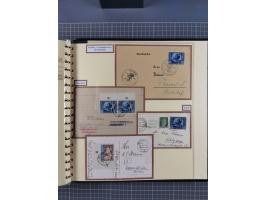 1923/45, umfangreiche Sammlung mit über 1000 Briefen und Karten mit besseren EF- und Mehrfachfrankaturen, vielen R-Briefen, v