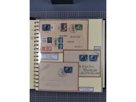 1923/45, umfangreiche Sammlung mit über 1000 Briefen und Karten mit besseren EF- und Mehrfachfrankaturen, vielen R-Briefen, v