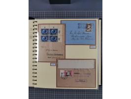 1923/45, umfangreiche Sammlung mit über 1000 Briefen und Karten mit besseren EF- und Mehrfachfrankaturen, vielen R-Briefen, v