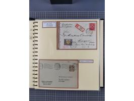 1923/45, umfangreiche Sammlung mit über 1000 Briefen und Karten mit besseren EF- und Mehrfachfrankaturen, vielen R-Briefen, v