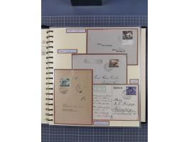 1923/45, umfangreiche Sammlung mit über 1000 Briefen und Karten mit besseren EF- und Mehrfachfrankaturen, vielen R-Briefen, v