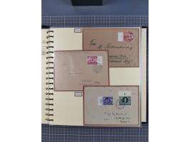 1923/45, umfangreiche Sammlung mit über 1000 Briefen und Karten mit besseren EF- und Mehrfachfrankaturen, vielen R-Briefen, v