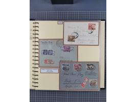 1923/45, umfangreiche Sammlung mit über 1000 Briefen und Karten mit besseren EF- und Mehrfachfrankaturen, vielen R-Briefen, v