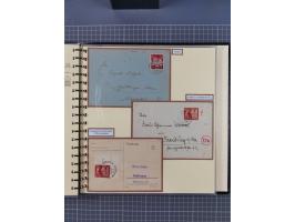 1923/45, umfangreiche Sammlung mit über 1000 Briefen und Karten mit besseren EF- und Mehrfachfrankaturen, vielen R-Briefen, v