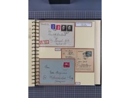 1923/45, umfangreiche Sammlung mit über 1000 Briefen und Karten mit besseren EF- und Mehrfachfrankaturen, vielen R-Briefen, v