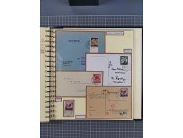 1923/45, umfangreiche Sammlung mit über 1000 Briefen und Karten mit besseren EF- und Mehrfachfrankaturen, vielen R-Briefen, v