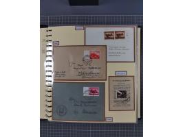 1923/45, umfangreiche Sammlung mit über 1000 Briefen und Karten mit besseren EF- und Mehrfachfrankaturen, vielen R-Briefen, v