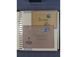 1923/45, umfangreiche Sammlung mit über 1000 Briefen und Karten mit besseren EF- und Mehrfachfrankaturen, vielen R-Briefen, v