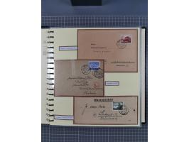 1923/45, umfangreiche Sammlung mit über 1000 Briefen und Karten mit besseren EF- und Mehrfachfrankaturen, vielen R-Briefen, v