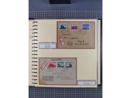 1923/45, umfangreiche Sammlung mit über 1000 Briefen und Karten mit besseren EF- und Mehrfachfrankaturen, vielen R-Briefen, v