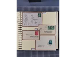 1923/45, umfangreiche Sammlung mit über 1000 Briefen und Karten mit besseren EF- und Mehrfachfrankaturen, vielen R-Briefen, v