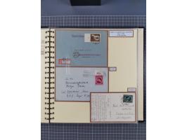 1923/45, umfangreiche Sammlung mit über 1000 Briefen und Karten mit besseren EF- und Mehrfachfrankaturen, vielen R-Briefen, v