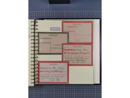 1923/45, umfangreiche Sammlung mit über 1000 Briefen und Karten mit besseren EF- und Mehrfachfrankaturen, vielen R-Briefen, v