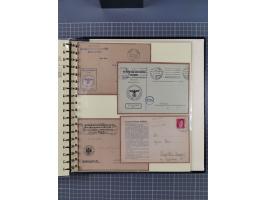1923/45, umfangreiche Sammlung mit über 1000 Briefen und Karten mit besseren EF- und Mehrfachfrankaturen, vielen R-Briefen, v