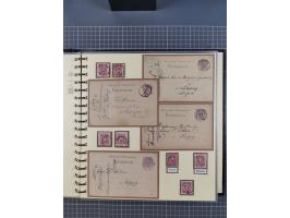 1875/45, umfangreiche Sammlung mit einigen hundert Briefen, Karten und Ganzsachen sowie einigen Briefstücken und losen Marken