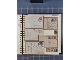 1875/45, umfangreiche Sammlung mit einigen hundert Briefen, Karten und Ganzsachen sowie einigen Briefstücken und losen Marken