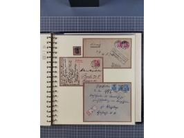 1875/45, umfangreiche Sammlung mit einigen hundert Briefen, Karten und Ganzsachen sowie einigen Briefstücken und losen Marken