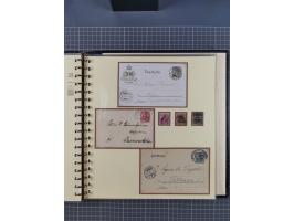 1875/45, umfangreiche Sammlung mit einigen hundert Briefen, Karten und Ganzsachen sowie einigen Briefstücken und losen Marken