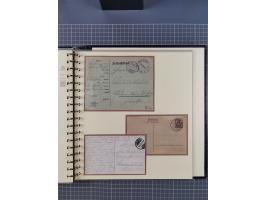 1875/45, umfangreiche Sammlung mit einigen hundert Briefen, Karten und Ganzsachen sowie einigen Briefstücken und losen Marken