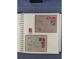 1875/45, umfangreiche Sammlung mit einigen hundert Briefen, Karten und Ganzsachen sowie einigen Briefstücken und losen Marken