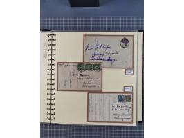 1875/45, umfangreiche Sammlung mit einigen hundert Briefen, Karten und Ganzsachen sowie einigen Briefstücken und losen Marken