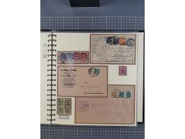 1875/45, umfangreiche Sammlung mit einigen hundert Briefen, Karten und Ganzsachen sowie einigen Briefstücken und losen Marken