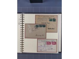 1875/45, umfangreiche Sammlung mit einigen hundert Briefen, Karten und Ganzsachen sowie einigen Briefstücken und losen Marken