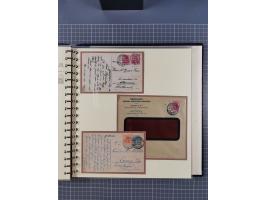 1875/45, umfangreiche Sammlung mit einigen hundert Briefen, Karten und Ganzsachen sowie einigen Briefstücken und losen Marken