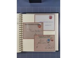 1875/45, umfangreiche Sammlung mit einigen hundert Briefen, Karten und Ganzsachen sowie einigen Briefstücken und losen Marken