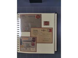 1875/45, umfangreiche Sammlung mit einigen hundert Briefen, Karten und Ganzsachen sowie einigen Briefstücken und losen Marken