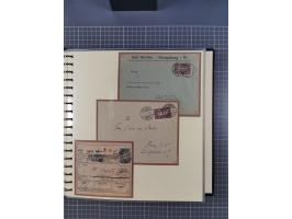 1875/45, umfangreiche Sammlung mit einigen hundert Briefen, Karten und Ganzsachen sowie einigen Briefstücken und losen Marken