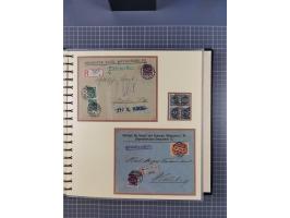 1875/45, umfangreiche Sammlung mit einigen hundert Briefen, Karten und Ganzsachen sowie einigen Briefstücken und losen Marken