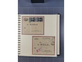 1875/45, umfangreiche Sammlung mit einigen hundert Briefen, Karten und Ganzsachen sowie einigen Briefstücken und losen Marken