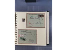 1875/45, umfangreiche Sammlung mit einigen hundert Briefen, Karten und Ganzsachen sowie einigen Briefstücken und losen Marken