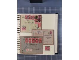 1875/45, umfangreiche Sammlung mit einigen hundert Briefen, Karten und Ganzsachen sowie einigen Briefstücken und losen Marken