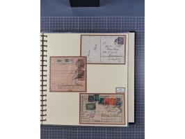 1875/45, umfangreiche Sammlung mit einigen hundert Briefen, Karten und Ganzsachen sowie einigen Briefstücken und losen Marken