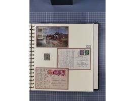 1875/45, umfangreiche Sammlung mit einigen hundert Briefen, Karten und Ganzsachen sowie einigen Briefstücken und losen Marken