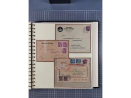 1875/45, umfangreiche Sammlung mit einigen hundert Briefen, Karten und Ganzsachen sowie einigen Briefstücken und losen Marken