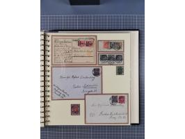 1875/45, umfangreiche Sammlung mit einigen hundert Briefen, Karten und Ganzsachen sowie einigen Briefstücken und losen Marken