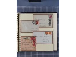 1875/45, umfangreiche Sammlung mit einigen hundert Briefen, Karten und Ganzsachen sowie einigen Briefstücken und losen Marken