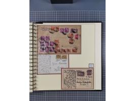 1875/45, umfangreiche Sammlung mit einigen hundert Briefen, Karten und Ganzsachen sowie einigen Briefstücken und losen Marken