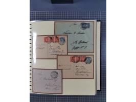 1875/45, umfangreiche Sammlung mit einigen hundert Briefen, Karten und Ganzsachen sowie einigen Briefstücken und losen Marken